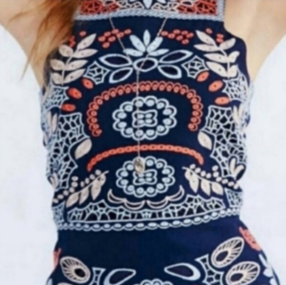 J.O.A. Anthropologie Embroidered Dress size M